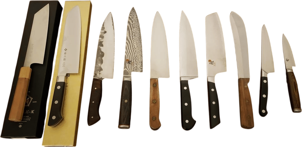 Get your knives sharpened at 
District Cutlery