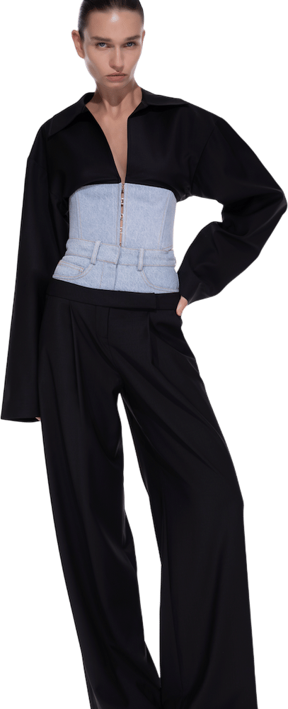 NINA BLAZER IN SKY BLUE