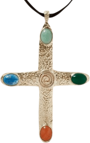 Juju Vera Mila Cross Gold-Plated Necklace