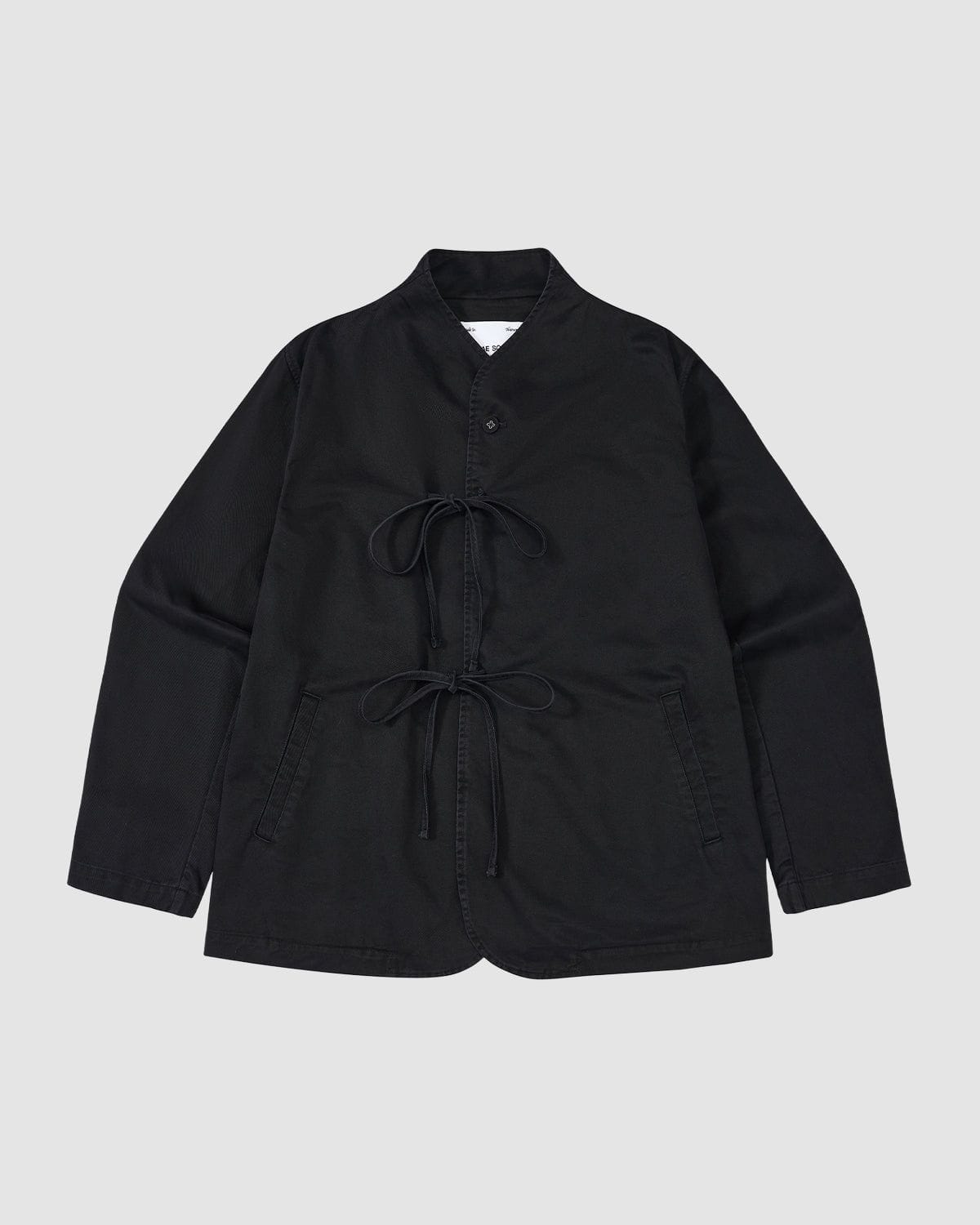 Black Jeogori Tie Jacket