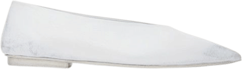 Marsèll White Ago Ballerina Flats