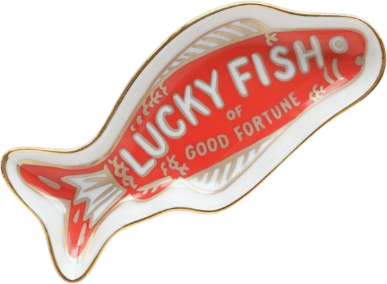 Idlewild Lucky Fish Trinket Dish