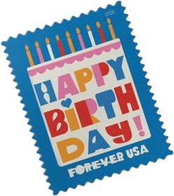 Happy Birthday Stamps