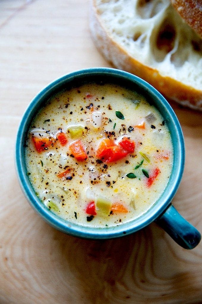 Vermont Cheddar Cheese And Beer Soup