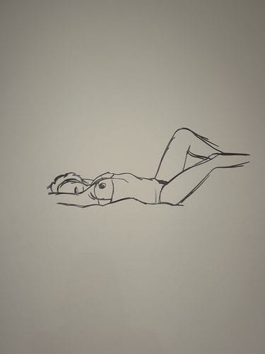 Tom Wesselmann, Steel Drawing/Reclining Nude Edition (Steel Drawing Edition/Amy Reclining)