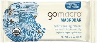 Gomacro Oatmeal Chocolate chip Bars