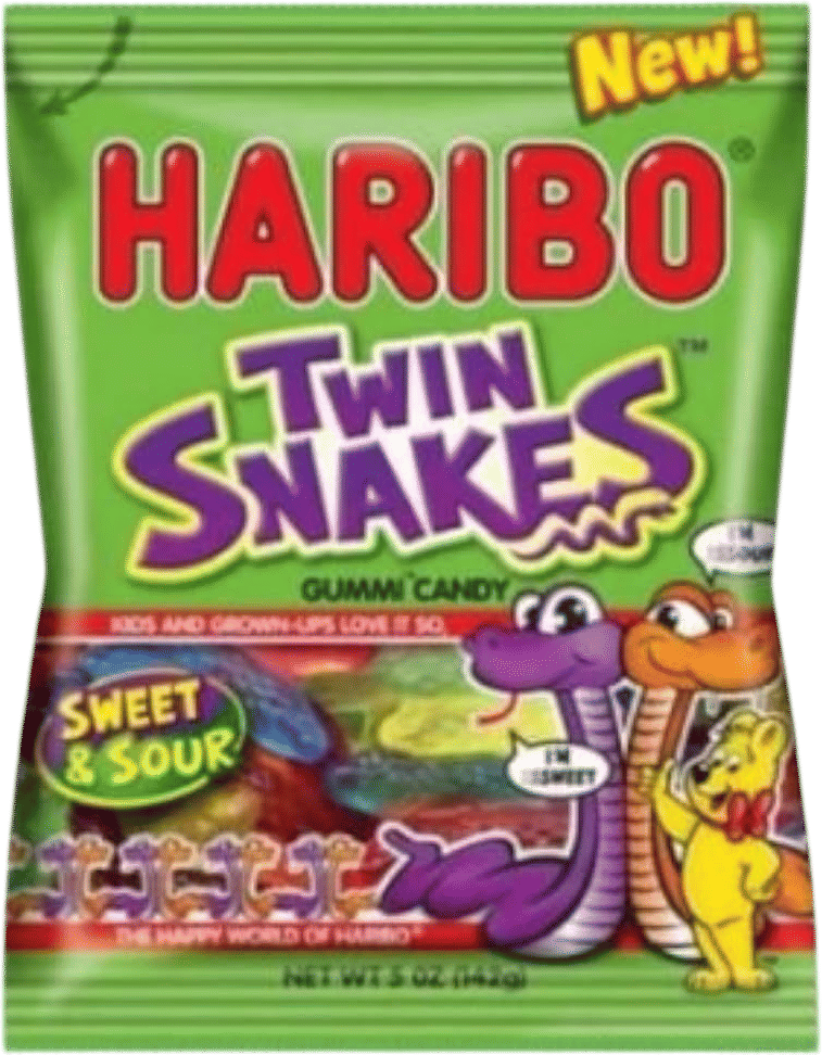 Haribo twin snakes