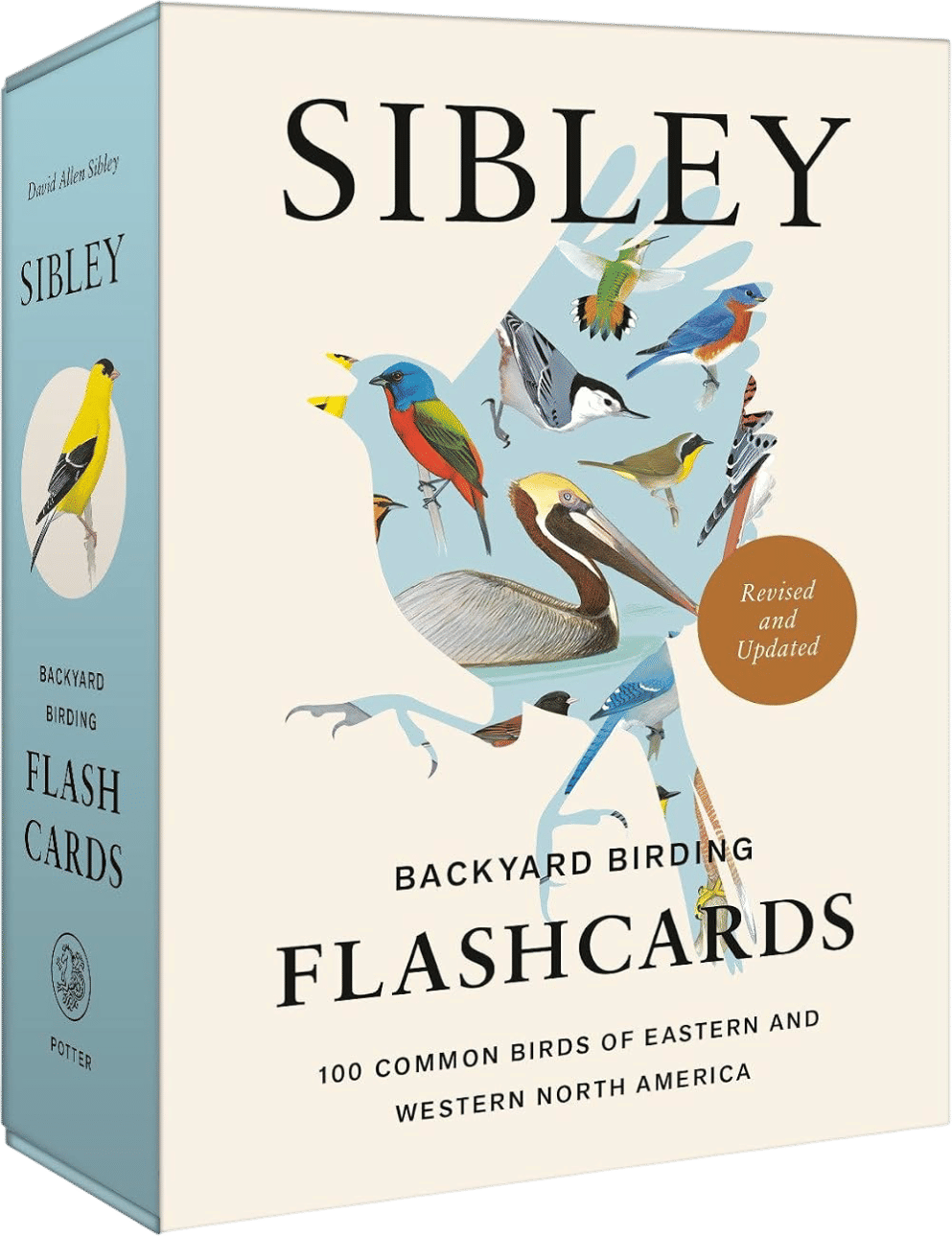 Sibley Backyard Birding Flashcards