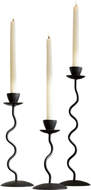 Zigzag Metal Taper Holders