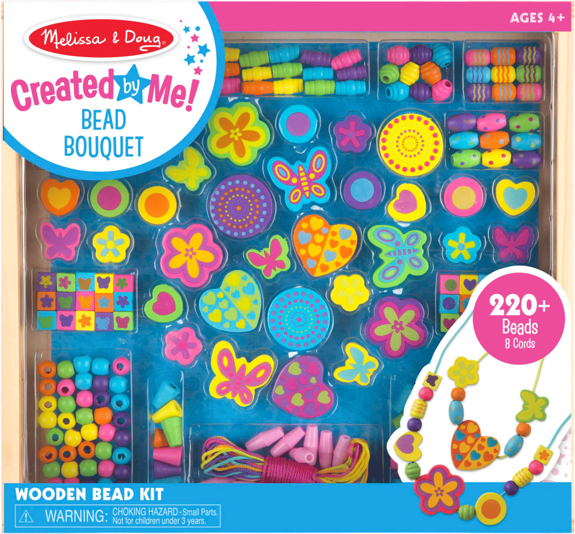 Melissa & Doug Bouquet Wooden Bead Kit