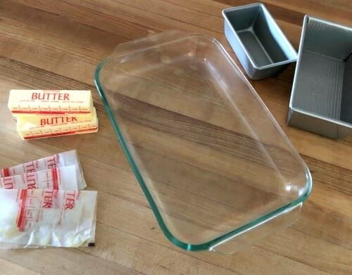 Saving butter wrappers in your freezer to grease pans
