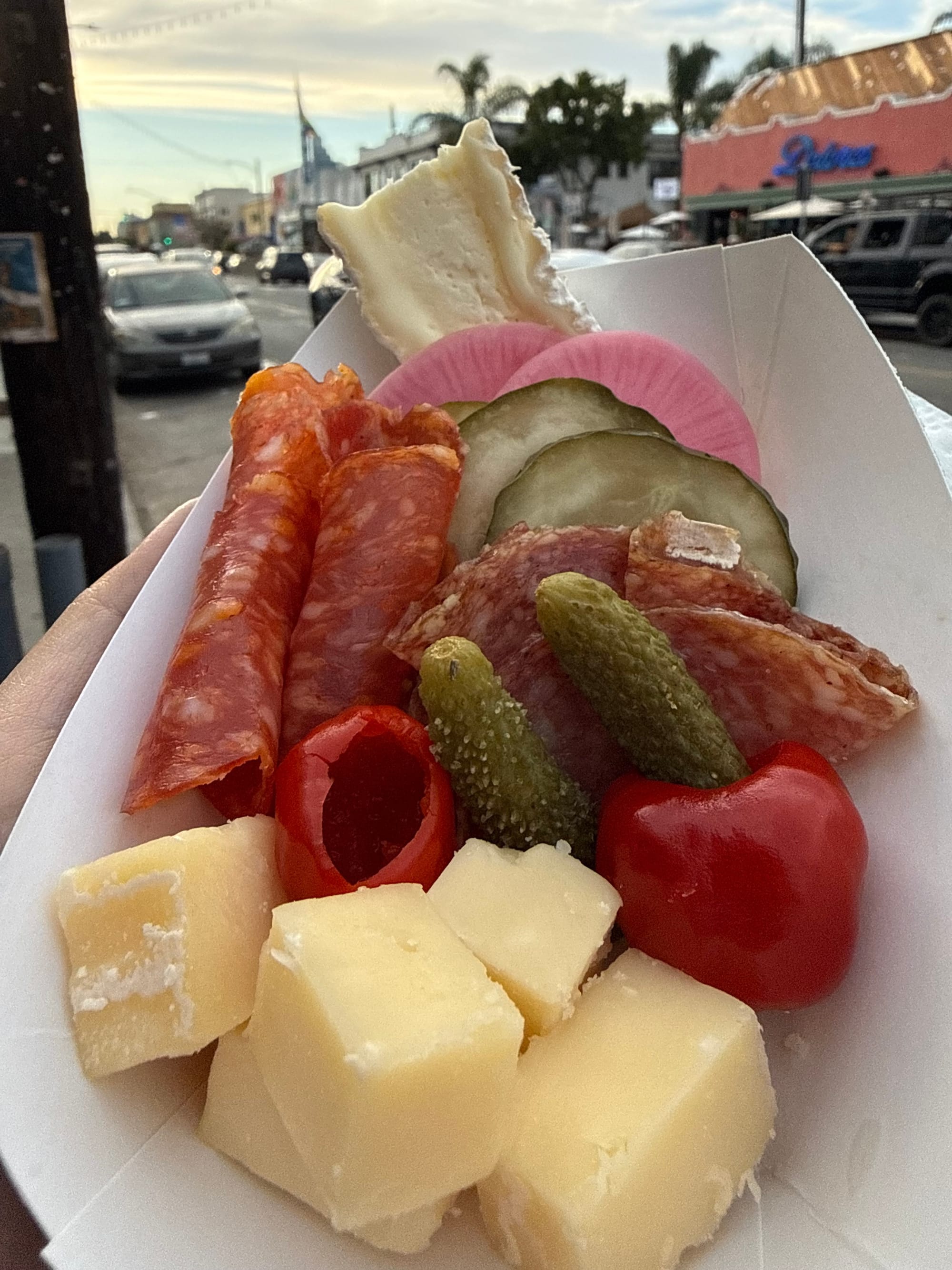 Fourth Fridays Charcuterie Boat from Oh La Vache Cheese Shop