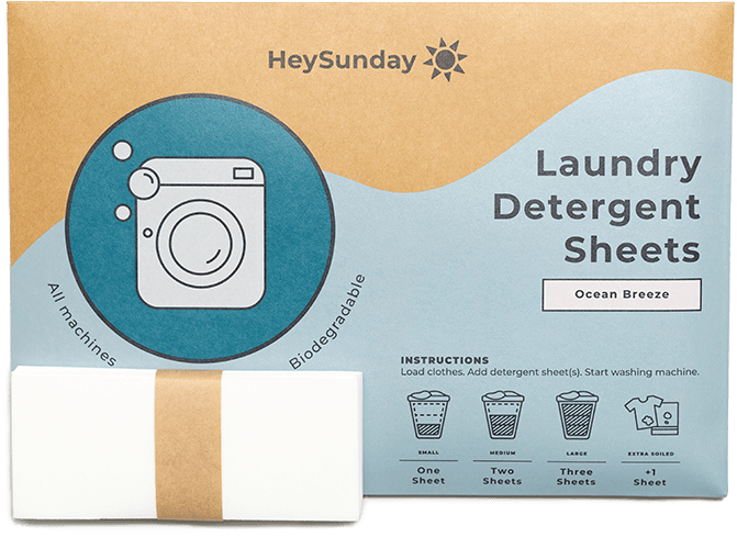 HeySunday Laundry Detergent Sheets