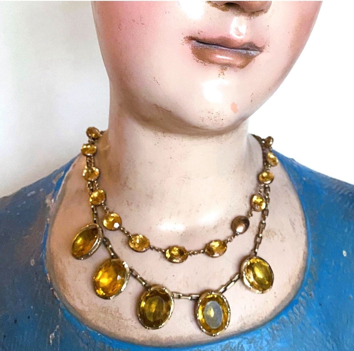 TWO GEORGIAN NECKLACES