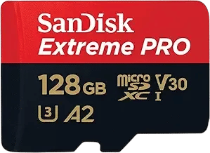 128GB Sandisk Extreme Pro Micro SD Card