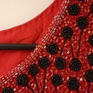 Vintage Pave Sleeveless Beaded Shell