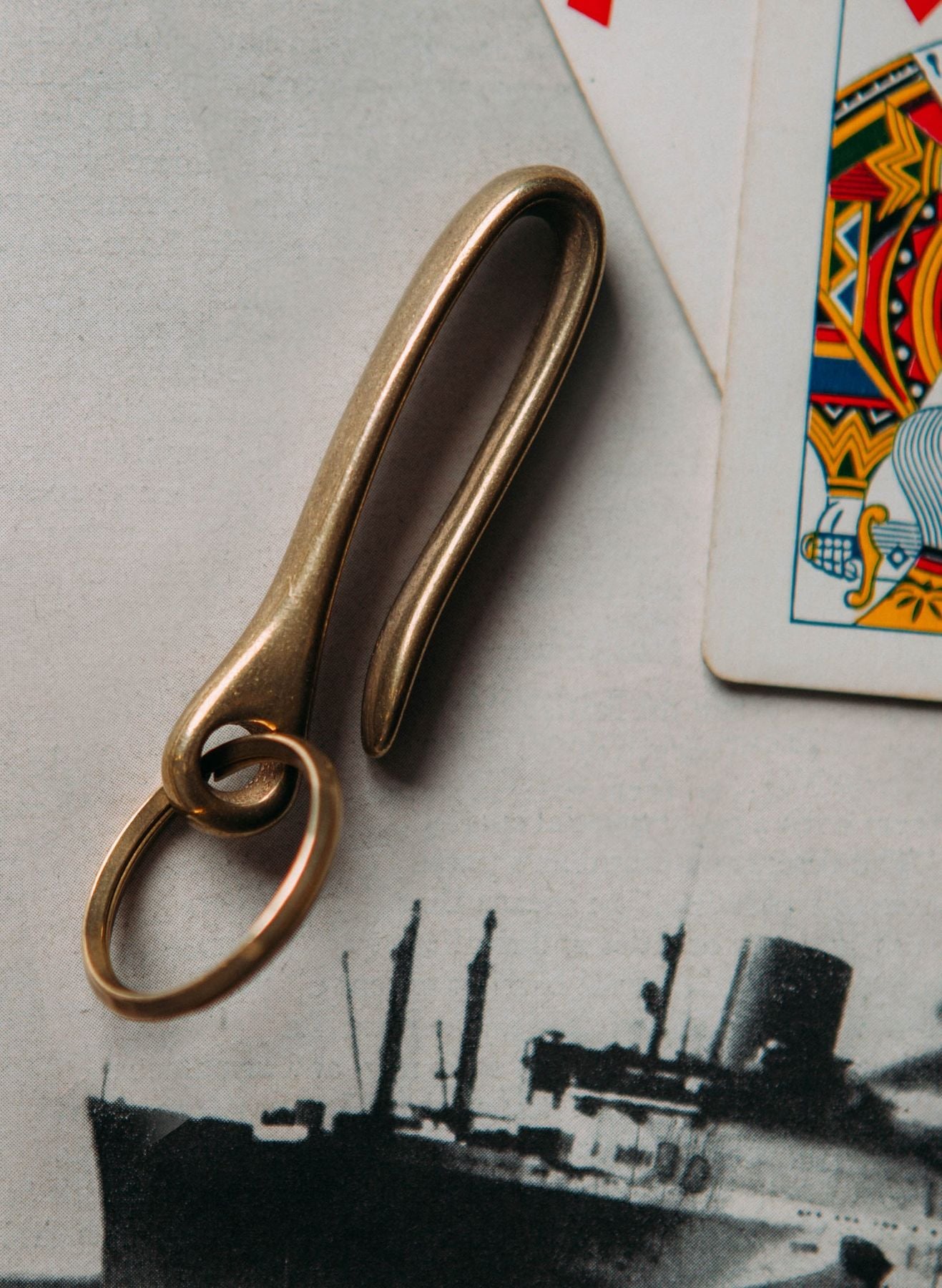 Brass key chain