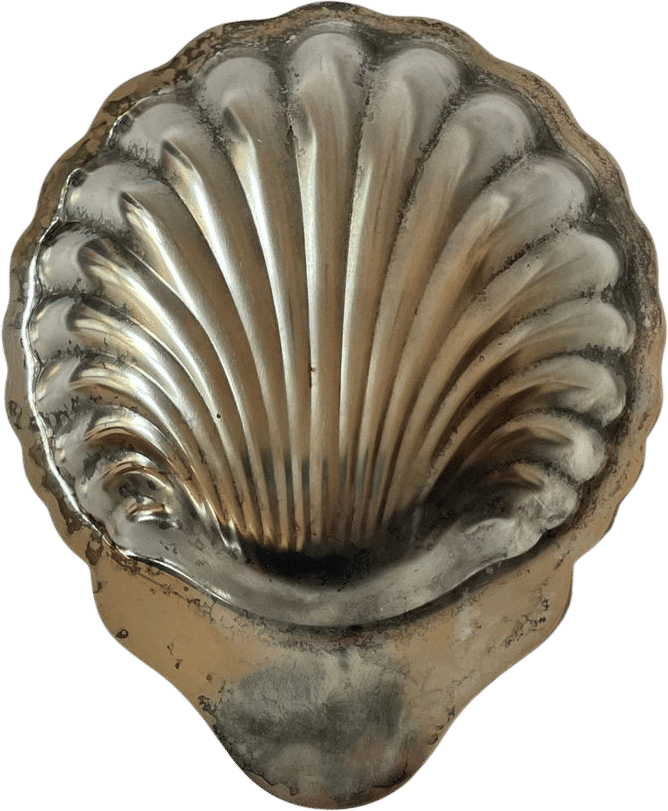 Oneida Silversmiths Silver Plate Clam Shell Dish