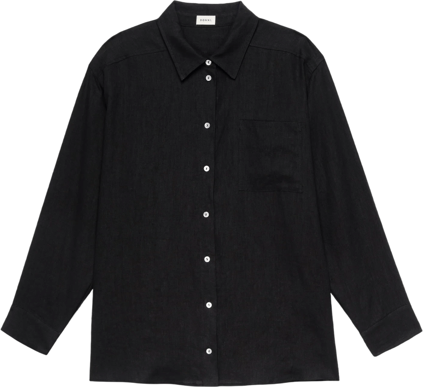 Jet Linen Relaxed Shirt