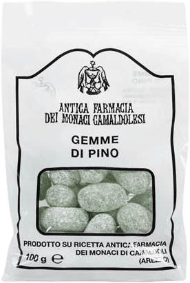 PINE BUD CANDIES - CANDIES - Antica Farmacia Camaldoli – Cosmetics, dermocosmetics, food products, liqueurs and fragrances