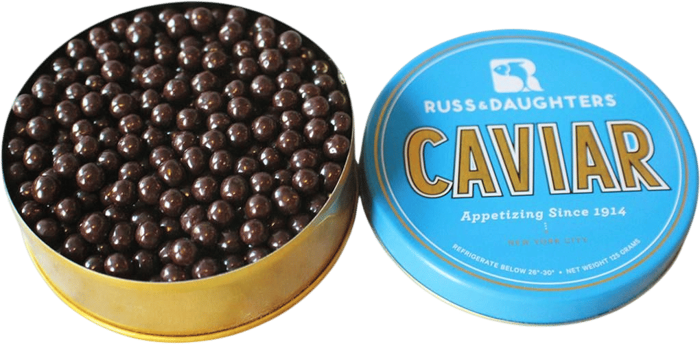 chocolate "caviar" by russ & daughters