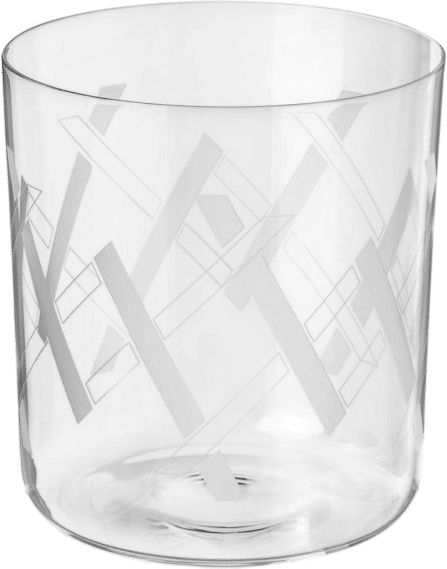Neo Series VI Hand-Engraved Crystal Double Old Fashioned Glass
