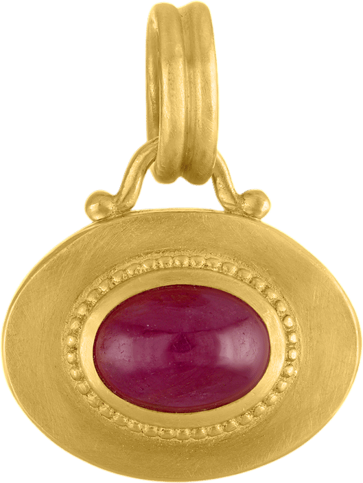 Ruby Mati Pendant