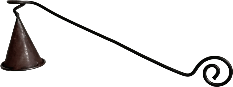 Rustic Scrolled Handle Snuffer