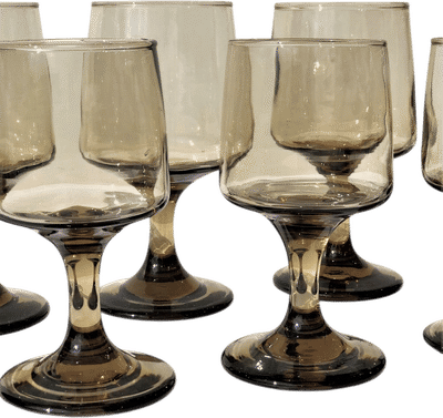 Vintage Stemmed Cocktail Glasses