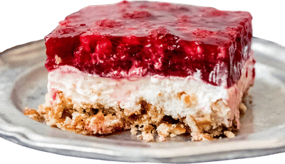 Raspberry Pretzel Salad Recipe