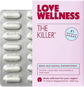 Love Wellness The Killer Boric Acid Vaginal Suppositories