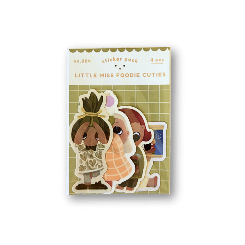 Little Miss Foodie Cutie Sticker Pack