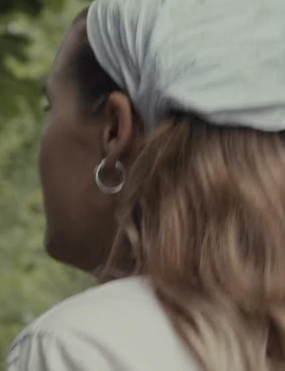 Wearing a Bandana in Your Hair Like This