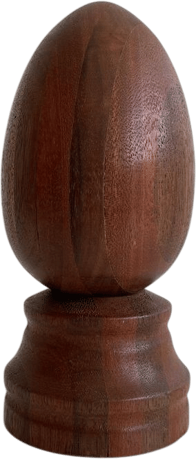 Vintage Wooden Egg