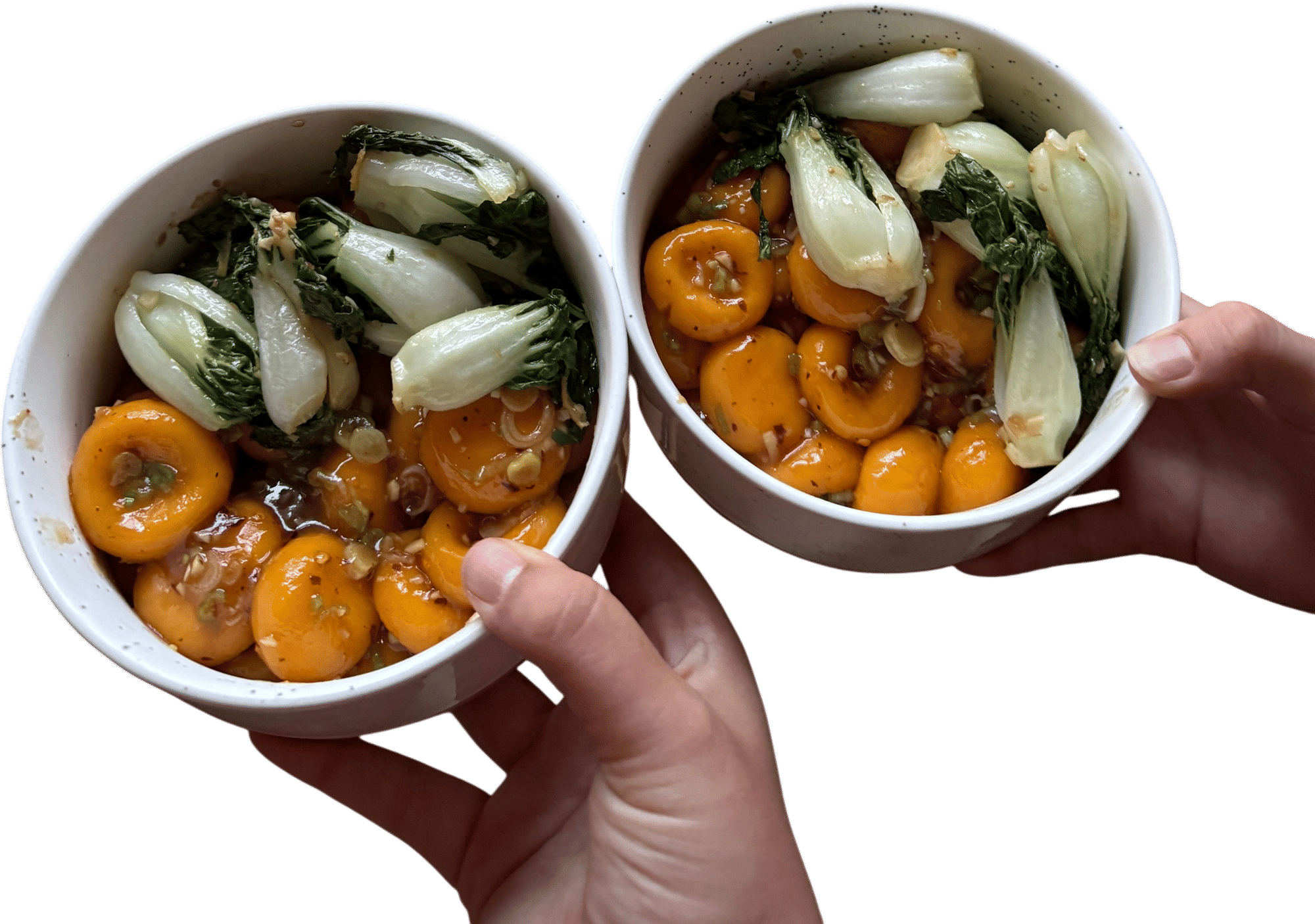 Carrot Button Noodles Recipe