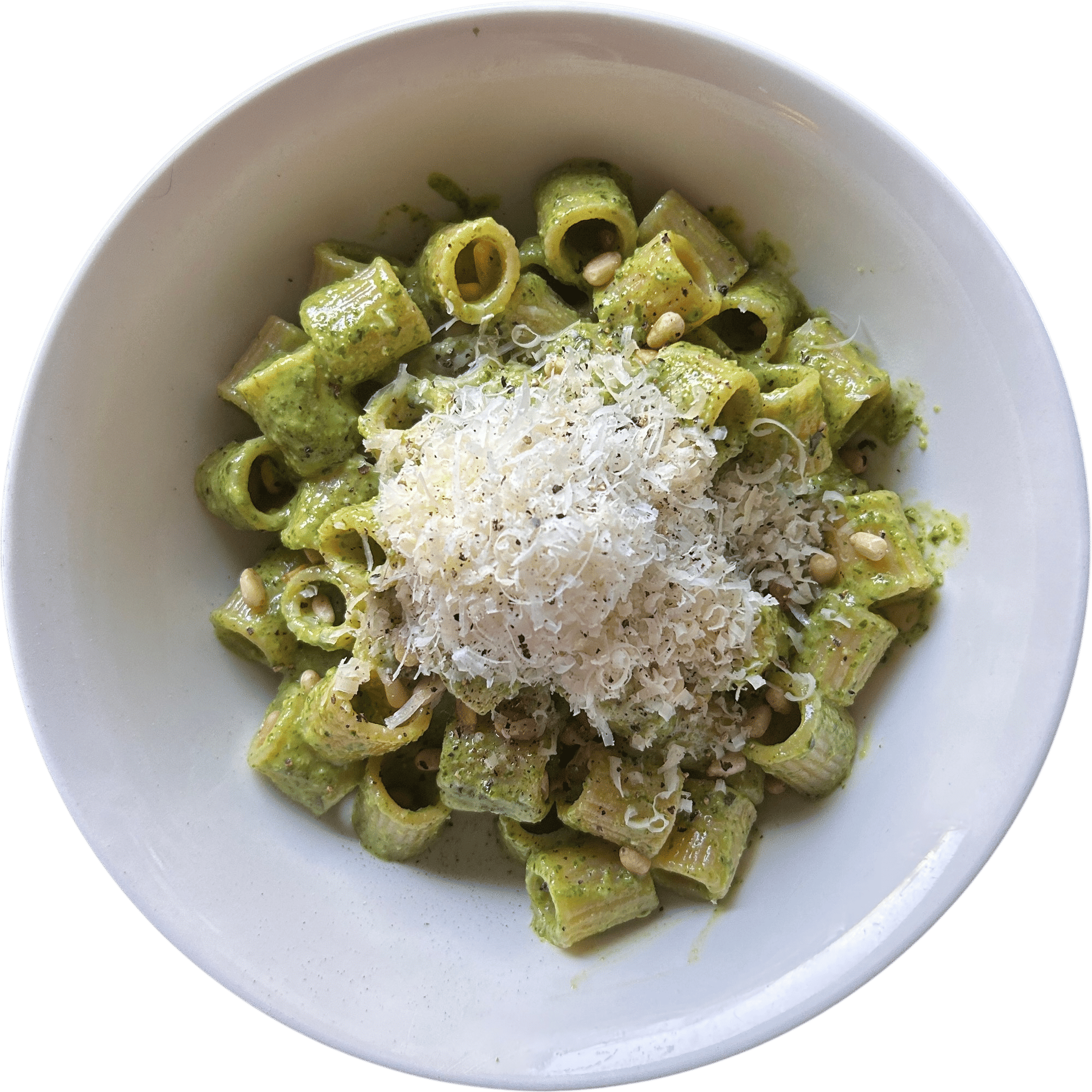 Pesto rigatoni