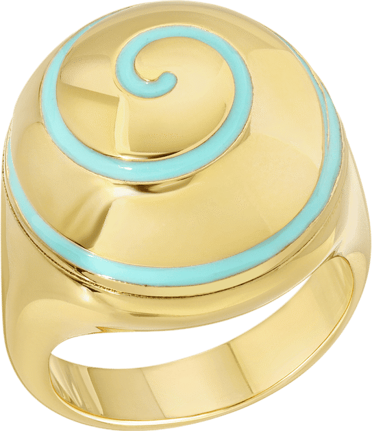 Swirl Pillbox Ring