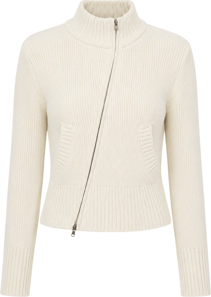 Women's Asymmetric Zip Sweater