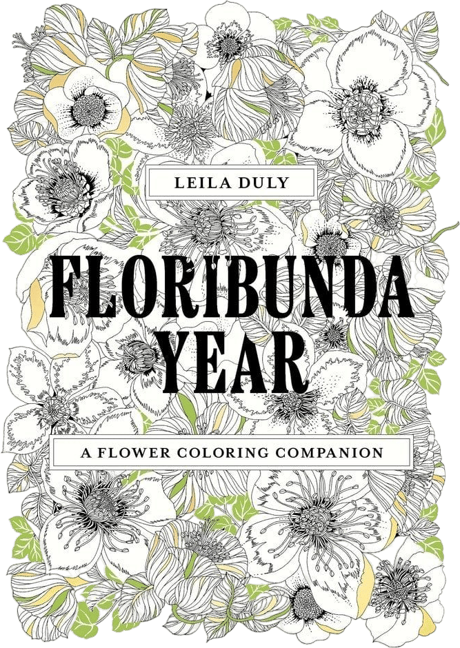 Floribunda Year: A Flower Coloring Companion (Leila Duly)