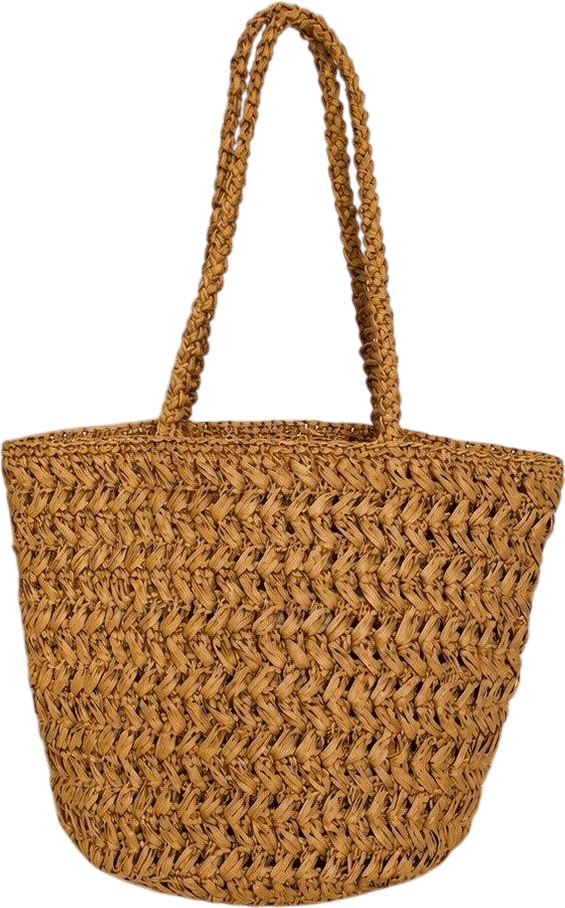 Summer Woven Straw Tote Bag