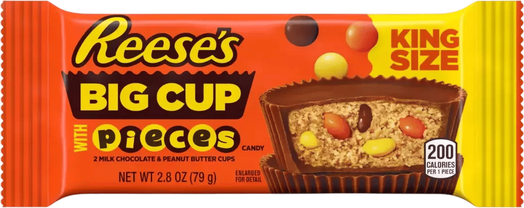 Reese's Peanut Butter Cups with Reese's Pieces