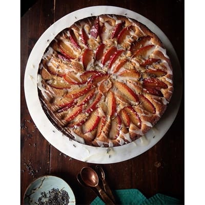 Apricot Walnut and Lavender Cake Recipe
