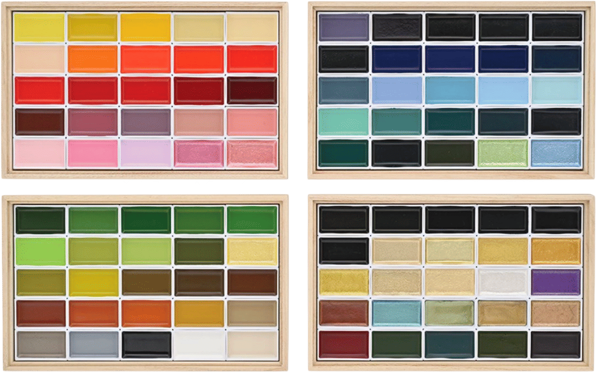 Gansai Tambi Watercolor 100 Color Set
