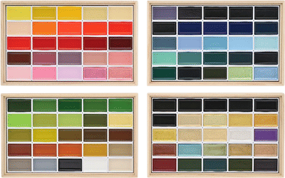 Gansai Tambi Watercolor Paint Set, 100 Colors