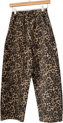 le bon shoppe leopard arc pants