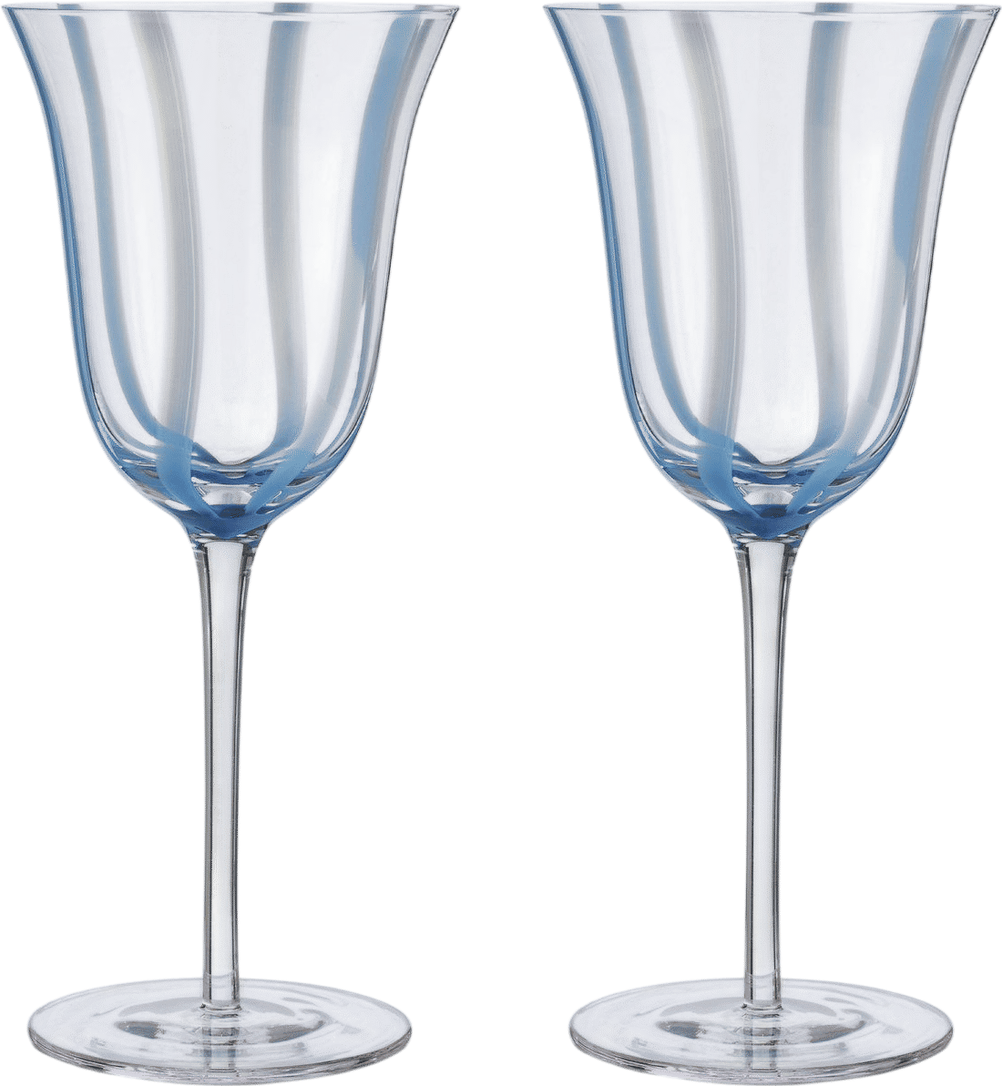 Habitat x Sanderson & National Trust Wine Glasses