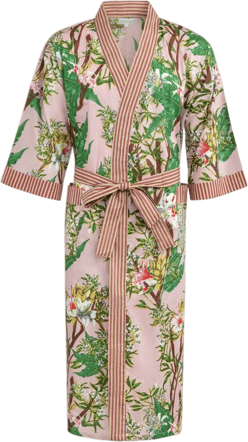 Pink Floral Kimono Robe (Villa Cetinale)