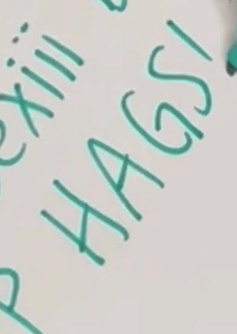 Saying "HAGS" to your friends