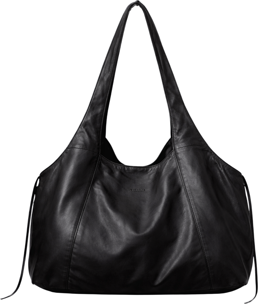 maraki big slouchy black bag