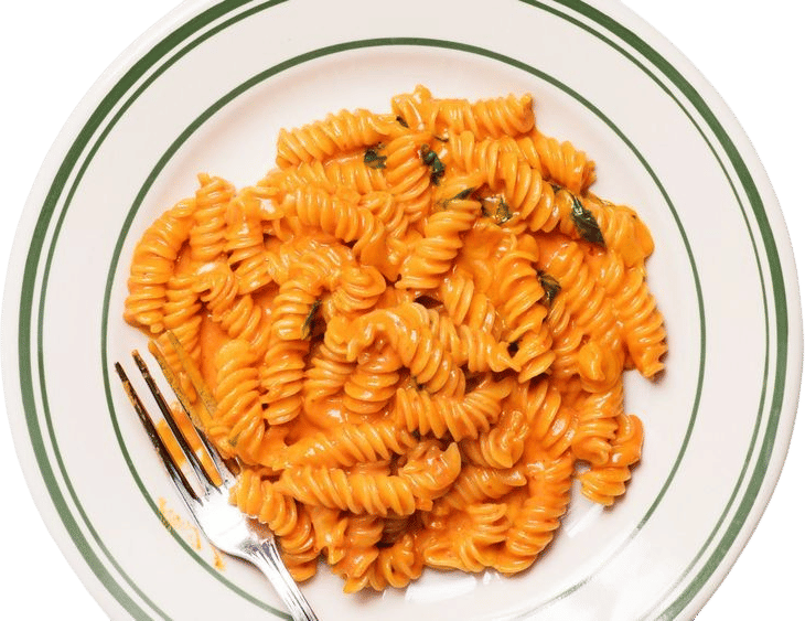 Fusilli Alla Vodka With Basil and Parmesan